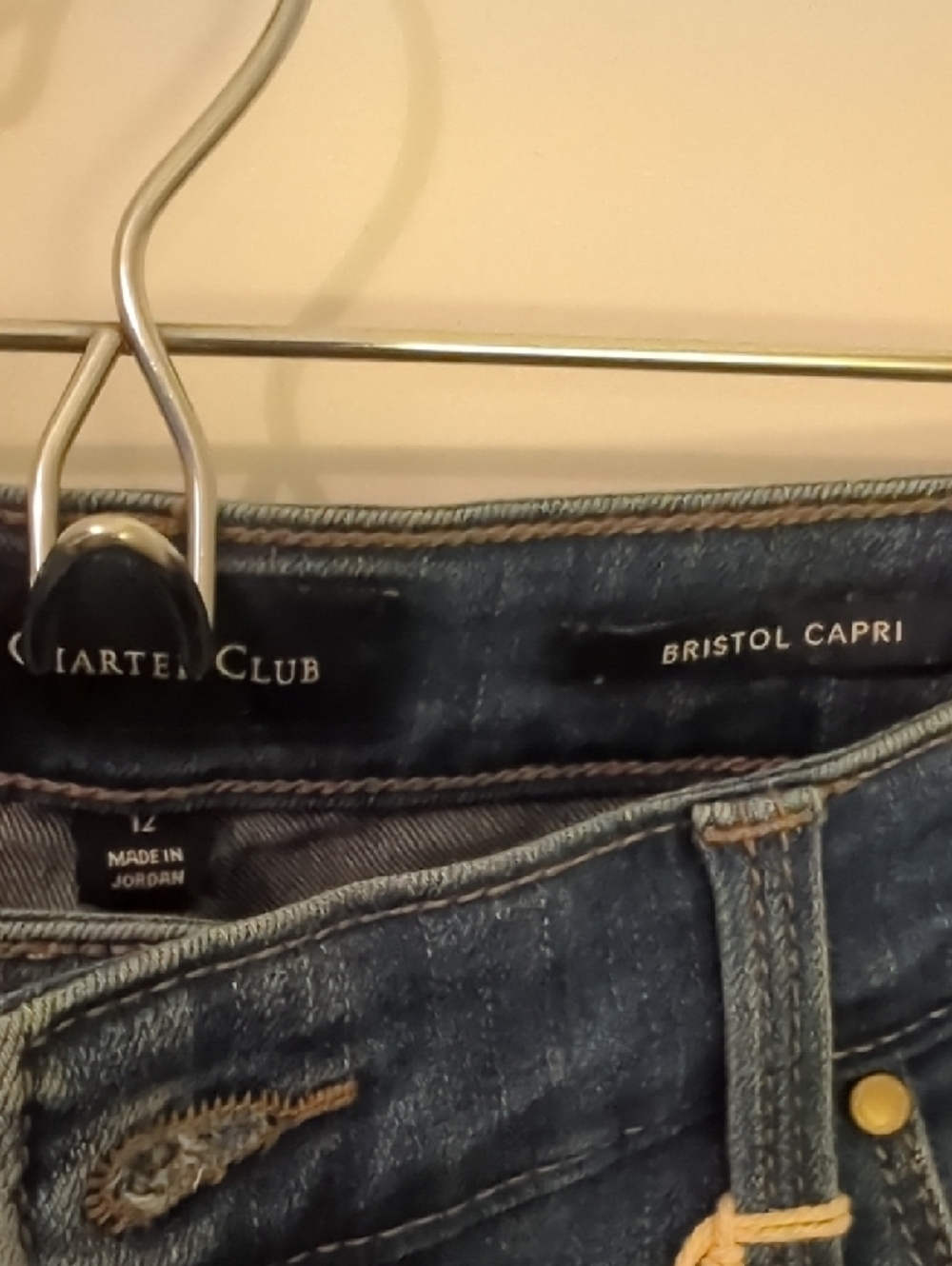Charter Club Women's Dark Blue Skinny Jeans - Picture 2 of 5